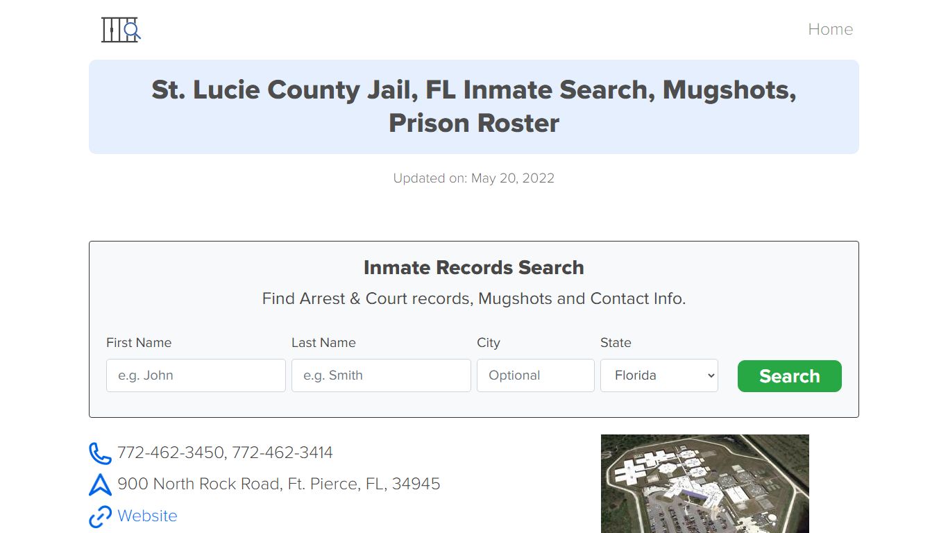 St. Lucie County Jail, FL Inmate Search, Mugshots, Prison ...